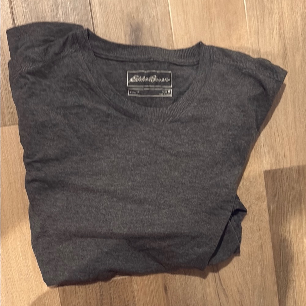 Eddie Bauer Gray Short Sleeve Tee